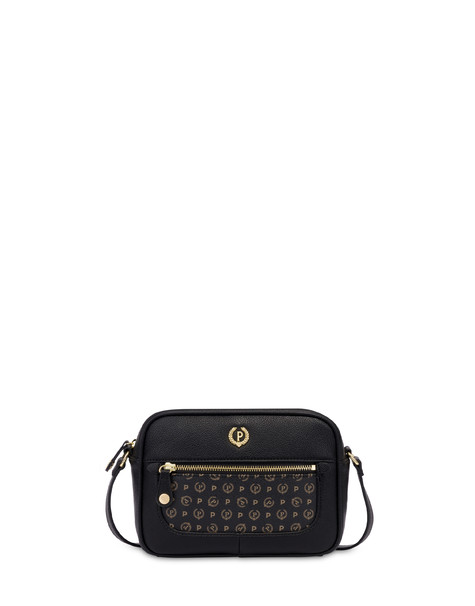 Crossbody Bag Anna In Mini Grained Ed Heritage Pvc Nero/nero