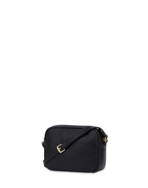 Crossbody Bag Anna In Mini Grained Ed Heritage Pvc Nero/nero