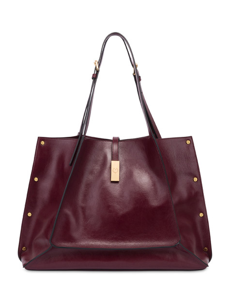 Austin Shopping Bag In Calfskin Wine
