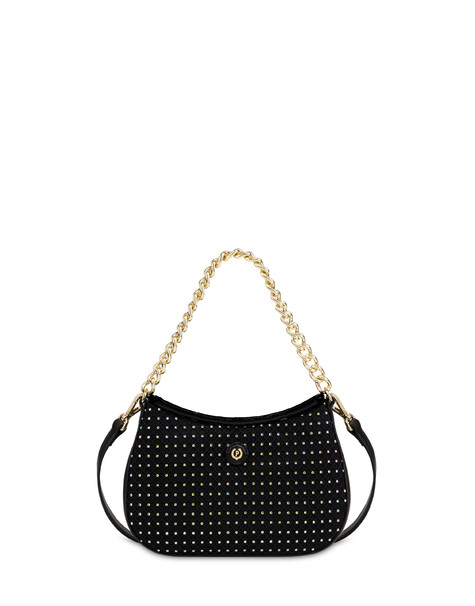 Crossbody Bag Bon Bon With Crystals Nero/nero