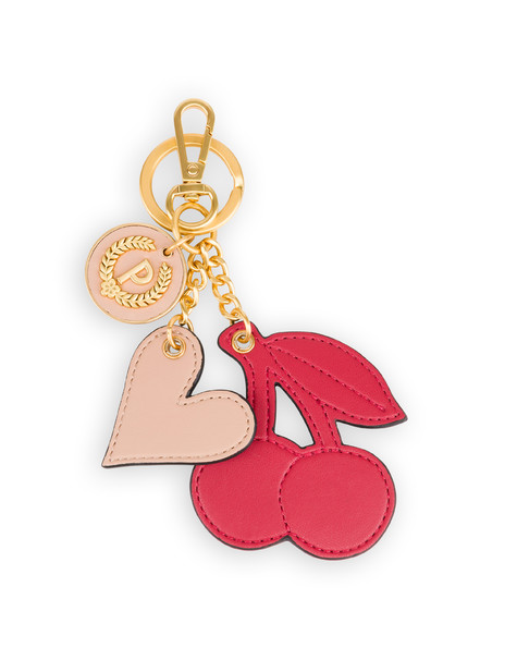 Portachiavi Con Charms Nude/rosso