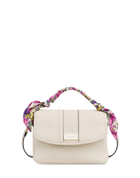 Top Handle Bag Lirio In Soft Pu Avorio/avorio