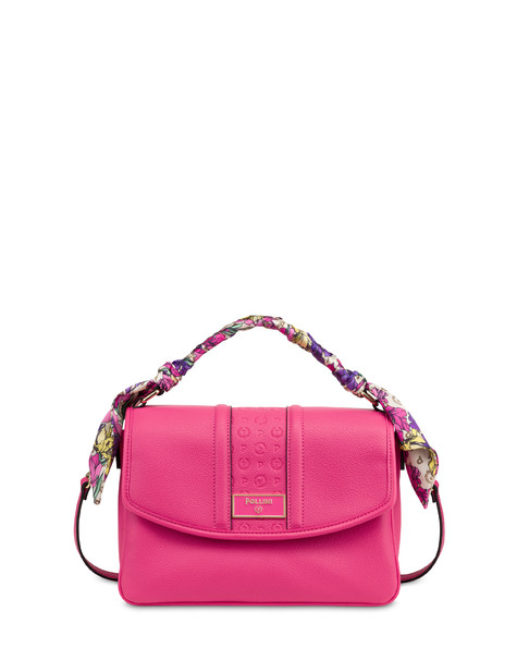 Top Handle Bag Lirio In Soft Pu Fuxia/fuxia