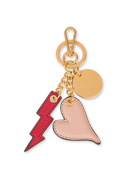 Portachiavi Con Charms Nude/rosso