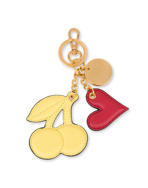 Portachiavi Con Charms Rosso/giallo