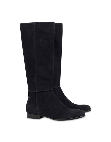 Stivale Winston Flat In Crosta Carbone