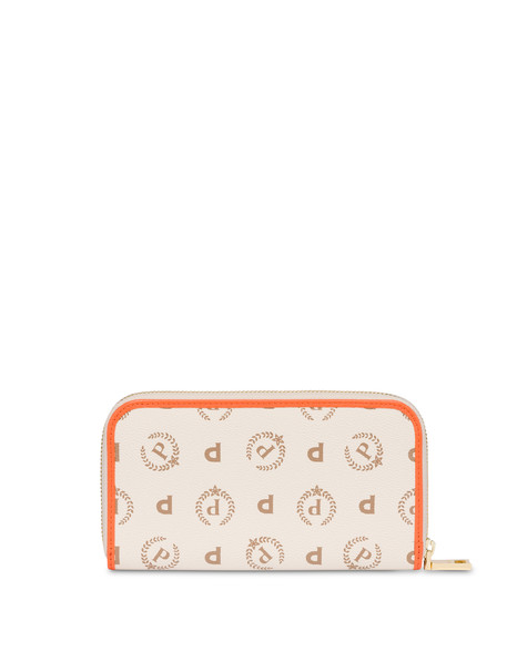 Portafoglio Zip Around Heritage Summer Capsule Avorio/arancio