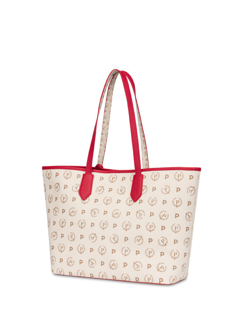 Heritage Summer Capsule Shopping Bag Ivory/red