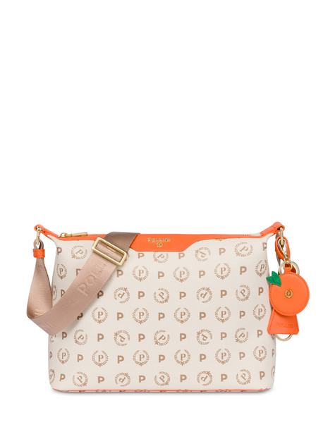 Borsa A Spalla Heritage Summer Capsule Avorio/arancio
