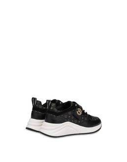 Sneakers in vitello e PVC Logo Heritage Photo 3