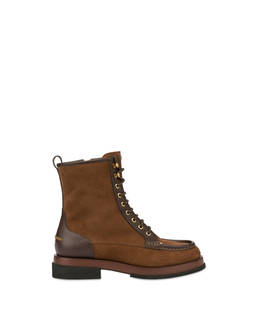 Combat boot in crosta e vitello Code Photo 1