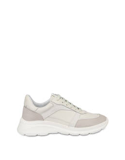 Sneakers in vitello, nabuk e crosta Roomy Photo 1