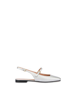 Ballerine slingback in nappa laminata Nina Photo 1