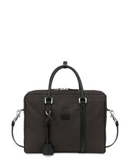 The New Touch coated fabric briefcase Photo 1