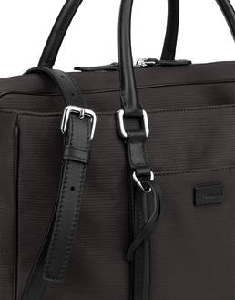 The New Touch coated fabric briefcase Photo 5