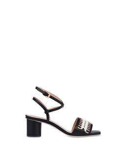 Flache Sandalen aus Rodeo-Kalbsleder Photo 1