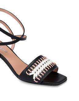 Flache Sandalen aus Rodeo-Kalbsleder Photo 4
