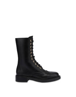 Cambridge Combat Boot in Calfskin Photo 1