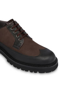 Budapest Derby in Hydro Nubuck and Waxed Calfskin Photo 5