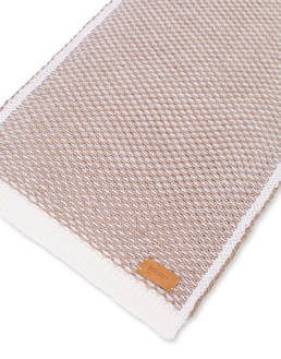 Wollschal mit kontrastierendem All-Over-Logo. Photo 3