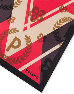 Seidenschal mit Chevron-Muster Photo 3