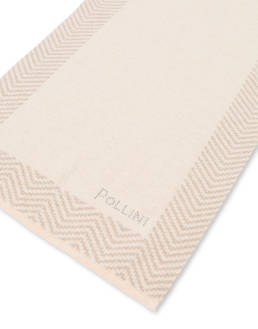 Schal aus Wollmischung mit Chevron-Druck Photo 3