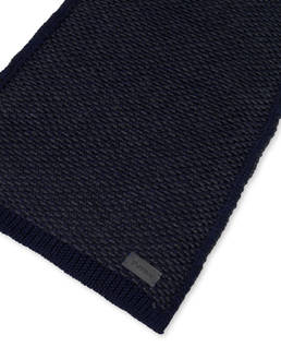 Wollschal mit kontrastierendem All-Over-Logo. Photo 3