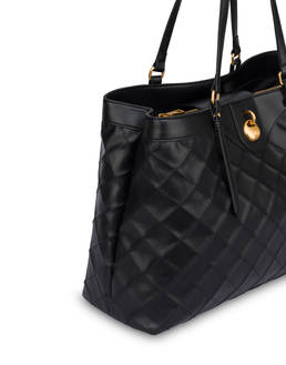 Double Handle Bag Drop Matelassè faux leather Photo 4