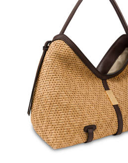 Shoulder Bag “Essence” in raffia. Photo 4