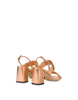 Sandalo Dama In Nappa Laminata Photo 3