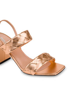 Sandalo Dama In Nappa Laminata Photo 4