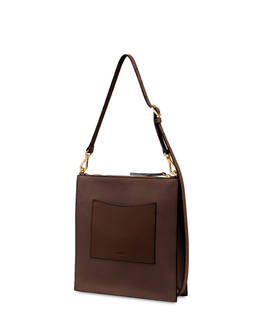 Shoulder Bag Solid In Vitello Photo 2