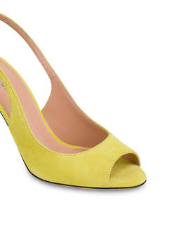 Slingback Aria in pelle Photo 4