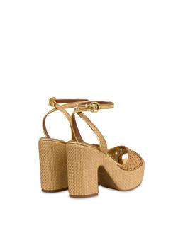 Muse Sandal in Raffia Photo 3