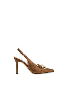 Pump Chain Light in Vitello Corteccia Photo 1