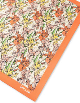 Foulard In Seta Con Stampa floreale multicolor Photo 3