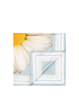 Foulard In Seta Con Stampa margherita over Photo 1