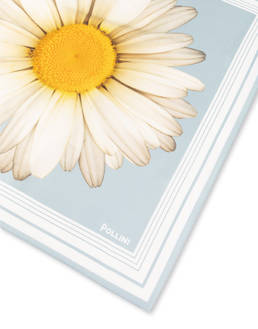 Foulard In Seta Con Stampa margherita over Photo 3