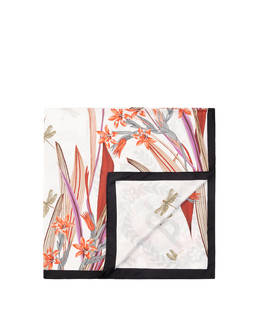 Foulard In Seta Con Stampa floreale Photo 1