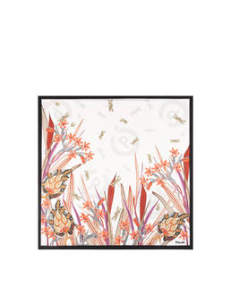 Foulard In Seta Con Stampa floreale Photo 2