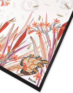 Foulard In Seta Con Stampa floreale Photo 3