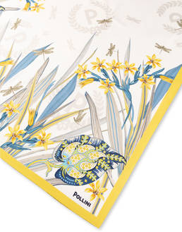 Foulard In Seta Con Stampa floreale Photo 3