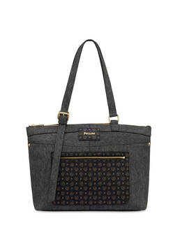 Schultertasche Indigo aus PU Photo 1