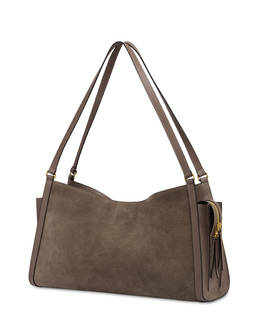 Borsa a spalla Empire in crosta e vitello Photo 2