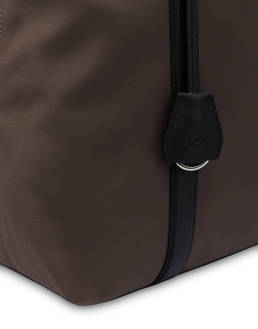 Borsa a spalla in nylon e vitello Photo 4