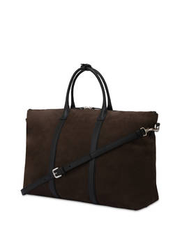 Borsa da viaggio in nabuk e vitello Photo 2