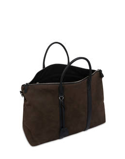 Borsa da viaggio in nabuk e vitello Photo 3