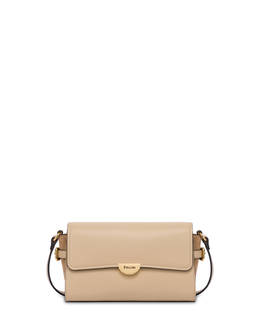 Crossbody Moon in in plain pu Photo 1