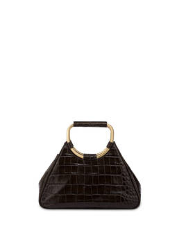 Armour handbag in crocodile print calfskin Photo 1