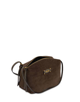 Borsa a spalla Wrap in fabric suede e plain pu Photo 3